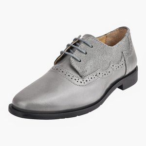 Amy Gray  Leather/Suede Oxford Style Kids Dress Shoes